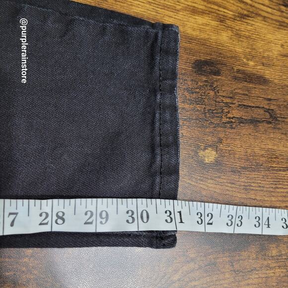 True Craft Jeans Size 2 Curvy High Rise Straight Black Wash Stretch Denim - Picture 9 of 11